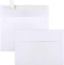 50 Packs 5x7 Envelopes, White A7 Envelopes for Invitations, Printable, Self Seal Weddings, Photos, Postcards, Greeting Cards, Mailing (5.25x7.25in)