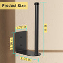 2 Pack Hat Racks for Baseball Caps, Stainless Steel Organizer Cap, Holder Storage Organizer, Hanger Strong Adhesive/Wall Drilled Door, Bedroom, Closet(Black 6 in) Black in