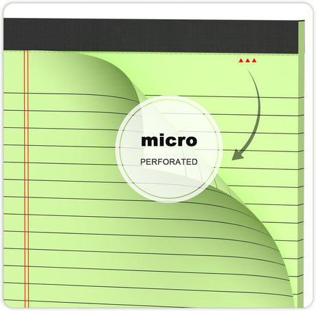 5pcs Small Note Pads 5x8 Notebook College Ruled Legal Color Notepads 5 Pack Study Back Writing x 8 Perforated Narrow of Paper for School & Office Supplies 30 Sheets/Pack Multicolor