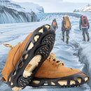 Ice Cleats, Cleats Traction, Alloy Studs Spikes, Shoe Spikes for Snow, Grips Ice, Outdoor Roofing Boots, Ideal for Winter Hiking, Climbing, and Fishing Activities