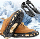 Ice Cleats, Cleats Traction, Alloy Studs Spikes, Shoe Spikes for Snow, Grips Ice, Outdoor Roofing Boots, Ideal for Winter Hiking, Climbing, and Fishing Activities