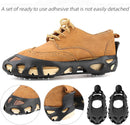 Ice Cleats, Cleats Traction, Alloy Studs Spikes, Shoe Spikes for Snow, Grips Ice, Outdoor Roofing Boots, Ideal for Winter Hiking, Climbing, and Fishing Activities