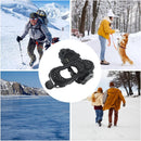 Climbing Spikes Shoes - Anti Slip Ice Claws | 30 Teeth Outdoor Cleats Crampons Multipurpose Portable Snow Grippers Walking Traction Large