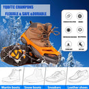 Grödel Stijgijzers for hiking boots with 10 teeth, crampons, shoe spikes, winter, anti-slip shoe spikes for men, women, adults, suitable for walking, trail running,