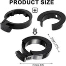 2 pieces scooter lock ring clasp front round locking ring outer lock ring electrical parts for Xiaomi Mijia M365