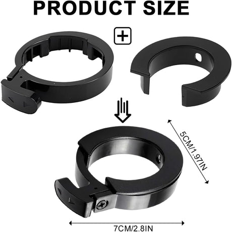 2 pieces scooter lock ring clasp front round locking ring outer lock ring electrical parts for Xiaomi Mijia M365