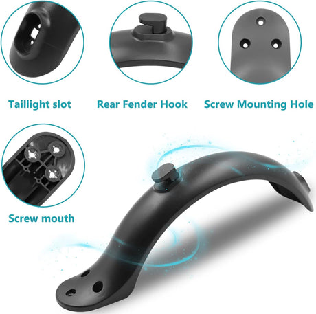 Electric mudguard, rear mudguard holder, spare scooter, accessories, with tools Xiaomi M365/M365 Pro