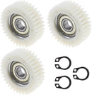 3PCS 36 Tooth E-Bike Wheel Hub Motor Planetary Gears with Bearing Compatible Petluno 38mm Diameter Nylon Gear