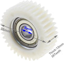 3PCS 36 Tooth E-Bike Wheel Hub Motor Planetary Gears with Bearing Compatible Petluno 38mm Diameter Nylon Gear