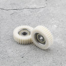 3PCS 36 Tooth E-Bike Wheel Hub Motor Planetary Gears with Bearing Compatible Petluno 38mm Diameter Nylon Gear