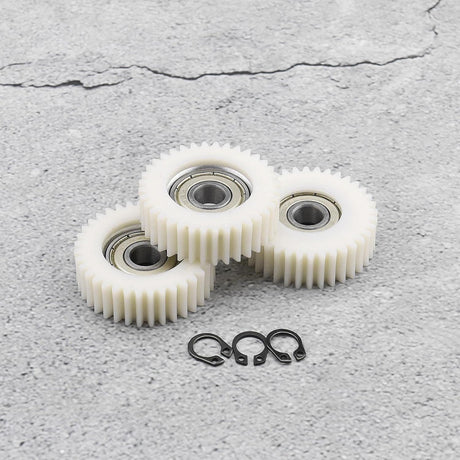 3PCS 36 Tooth E-Bike Wheel Hub Motor Planetary Gears with Bearing Compatible Petluno 38mm Diameter Nylon Gear