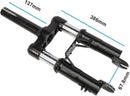 Front fork shock absorber mounting set for Xiaomi M365 Pro/Pro2/1S/Essential Lite/Mi 3 mudguard/footrest/scooter shock absorption parts