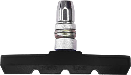 4 x bike brake blocks, 2 pairs, 60 mm, symmetric, V-brake, compatible with Shimano Tektro Avid Sram rims Cycle MTB City