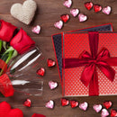 Petluno 200 red acrylic hearts for Valentine's Day, wedding, table, scattering, decoration, heart vase filler, 1.5 cm (200 pieces, red, pink)