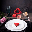 2 candle-shaped molds for pouring, 3D silicone for Mother's Day, Valentine's Day, birthday, Valentine's Day.