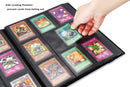 Trading Card Binder, Storage Case for 360 Cards, Compatible with Pokémon (Black) Black