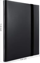 Trading Card Binder, Storage Case for 360 Cards, Compatible with Pokémon (Black) Black