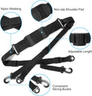 Petluno Accessories for electric scooters, compatible with Xiaomi M365/1S/Pro, scooter carry bag/child handle/ hooks/cable conduit protection/reflective set/shoulder strap/handlebar