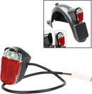 Tail light, tail light splash guard, IPX4 waterproof, red, for Segway Ninebot Max G30 / G30LP G30LE II