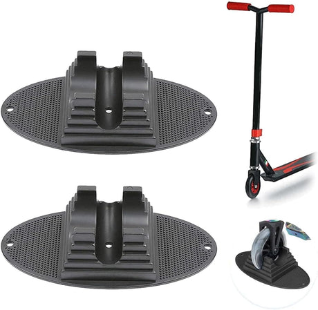 Universal kickstand, 2 pieces, for wheels from 90 mm to 120 mm, stunt kickstand, extra stable stand, professional scooter kickstand, freestyle kickstand, stunt kickstand