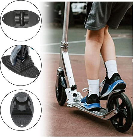 Universal kickstand, 2 pieces, for wheels from 90 mm to 120 mm, stunt kickstand, extra stable stand, professional scooter kickstand, freestyle kickstand, stunt kickstand