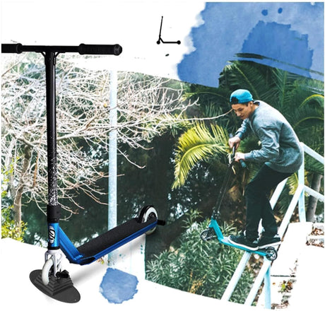 Universal kickstand, 2 pieces, for wheels from 90 mm to 120 mm, stunt kickstand, extra stable stand, professional scooter kickstand, freestyle kickstand, stunt kickstand
