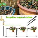 Petluno 100 Pieces Irrigation Dripper Stakes, Dripper Support for Irrigation, for 4/7 mm Hose, Vegetable Gardens, Plants or Flower Beds mm - pieces