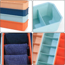 4 pieces of sock and underwear storage boxes, wardrobe organizer, drawer divider for home