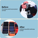 4 pieces of sock and underwear storage boxes, wardrobe organizer, drawer divider for home