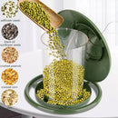 Bird feeder house, hanging food dispenser for wild birds, hanging bird feeding station to hang up, bird house with stand, weatherproof, garden decoration