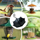 Bird feeder house, 18 x 16.5 cm, protection for poultry, outer covers, small adjustable height cover, bird feeding station for garden, balcony, rain shelter