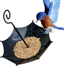 Bird feeder house, 18 x 16.5 cm, protection for poultry, outer covers, small adjustable height cover, bird feeding station for garden, balcony, rain shelter