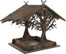 Vogelhuisje, wooden birdhouse, feeding stations, creative bird feeders, hanging bird food dispenser, wild birds, home, garden, courtyard, tree, decoration