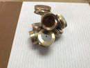 2 PCS 3 Hole Brass Atomizing Nozzle Mist Water, Brass Garden Spray Sprinkler for Gardening and Agriculture