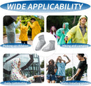 overshoes, waterproof, 4 reusable bike overshoes, anti-slip reinforcement with zip closure, can be worn anywhere, rain protection for shoes when cycling