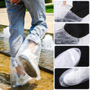 10 pairs of waterproof rain shoe covers with elastic bands, disposable shoe covers for men and women, transparent waterproof anti-slip shoe covers for outdoor camping