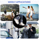 10 pairs of waterproof rain shoe covers with elastic bands, disposable shoe covers for men and women, transparent waterproof anti-slip shoe covers for outdoor camping