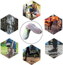 Silicone overshoes, waterproof shoe covers, reusable anti-slip suitable for rain, snow, rough beaches and narrow paths transparent L (39--42)