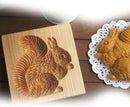 3D wooden cookie cutters for Halloween, Thanksgiving, Christmas, Easter, plunger cutters, squirrel