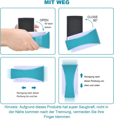 Petluno Magnetic Aquarium Glass Cleaner Fish Tank Glass Algae Scrapers, Floating Scrubber Cleaning Brush, Scratch-Free, Anti-Slip with Handle (M)  M: suggests fish tank (50-60cm)