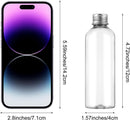 5 pieces travel bottles, 100 ml, empty travel bottle, dispenser, plastic bottle, refillable lotion container, travel size, container for shampoo, lotion, conditioner, creams, cosmetics
