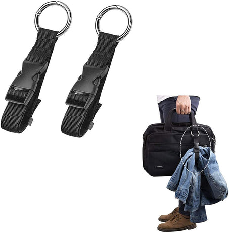 2-piece travel luggage set including suitcase, coat hanger, luggage straps, non-slip, portable backpack, luggage set
