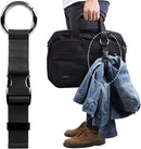 2-piece travel luggage set including suitcase, coat hanger, luggage straps, non-slip, portable backpack, luggage set