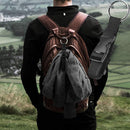 2-piece travel luggage set including suitcase, coat hanger, luggage straps, non-slip, portable backpack, luggage set