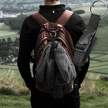 2-piece travel luggage set including suitcase, coat hanger, luggage straps, non-slip, portable backpack, luggage set