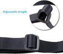 Gordelband 25 mm black nylon luggage strap flat side release buckle suitcase baggage strap with adjustable packing straps for DIY crafting backpack wrapping 1.5 meters 4 pieces