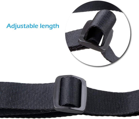 Gordelband 25 mm black nylon luggage strap flat side release buckle suitcase baggage strap with adjustable packing straps for DIY crafting backpack wrapping 1.5 meters 4 pieces