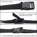 Gordelband 25 mm black nylon luggage strap flat side release buckle suitcase baggage strap with adjustable packing straps for DIY crafting backpack wrapping 1.5 meters 4 pieces