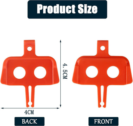 10Pcs Bike Disc Brake Spacers, Hydraulic Pad Spreader Insert Repair Tool for Road Bike & Mountain Bike, Component