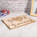 Houten Bruiloft Gastenboek Album Bericht Notebook voor Engagement Decoratie Evenement Feestartikelen Decoraties Gastenboeken (# 3) #3